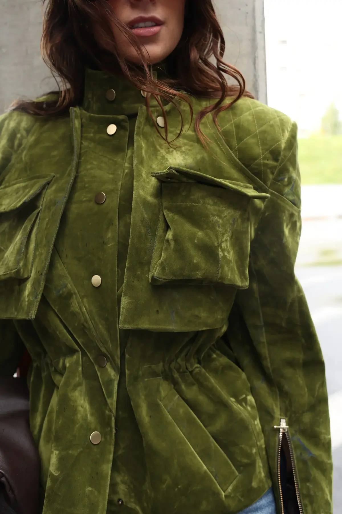 Жакет Tassha Yu Shortcut Jacket Emerald Moss