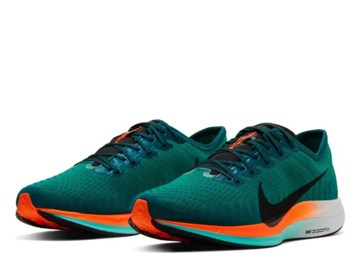 Nike Zoom Pegasus Turbo 2 Ekiden W Зелено-Оранжевые