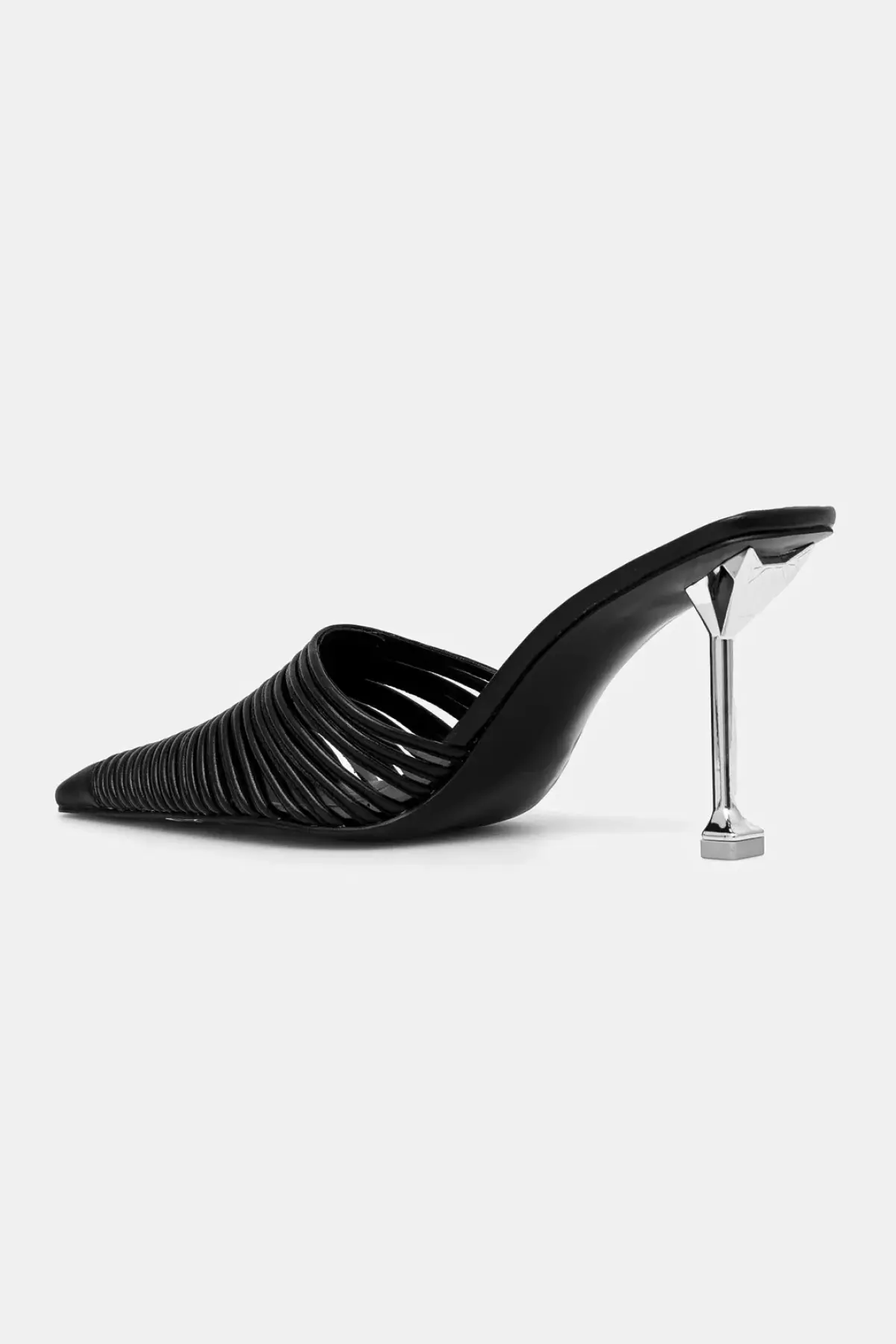 Кожаные туфли Naked Wolfe Chromed цвет чёрный Chromed Black Leather