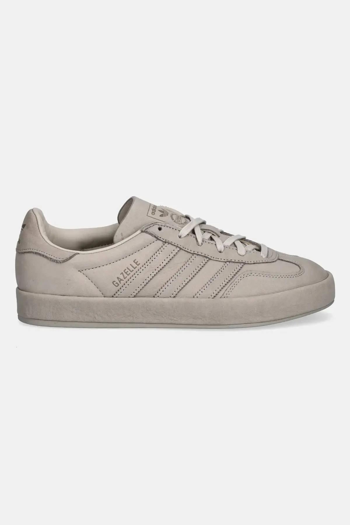 Кожаные кроссовки adidas Originals Gazelle Indoor Lux цвет серый