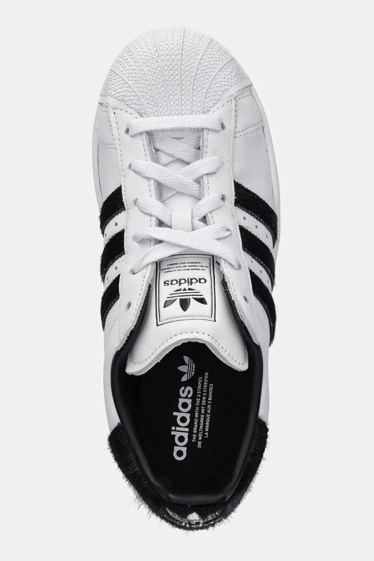 Кожаные кроссовки adidas Originals Superstar II W цвет белый