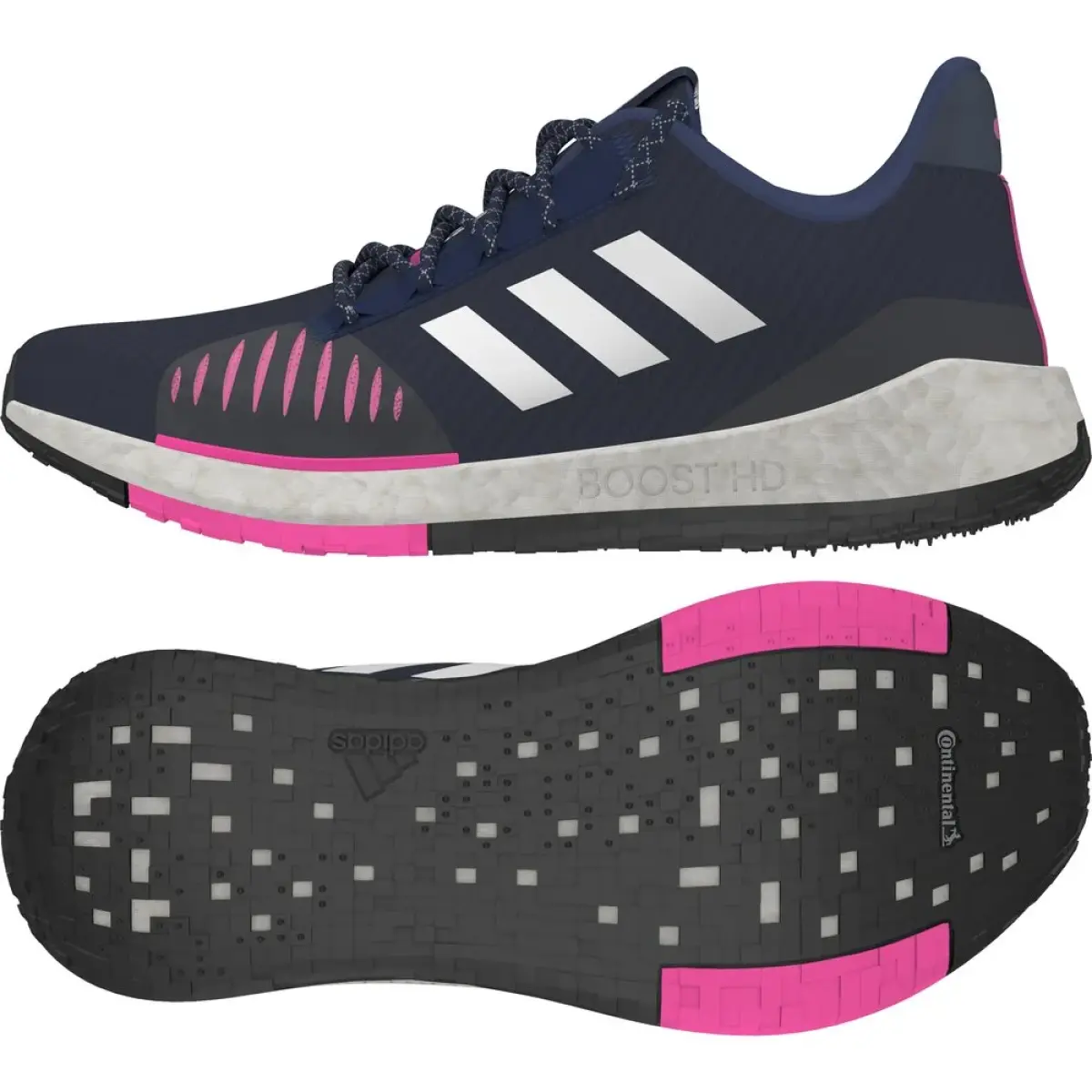 adidas PulseBOOST HD Winter W Navy-Розовые