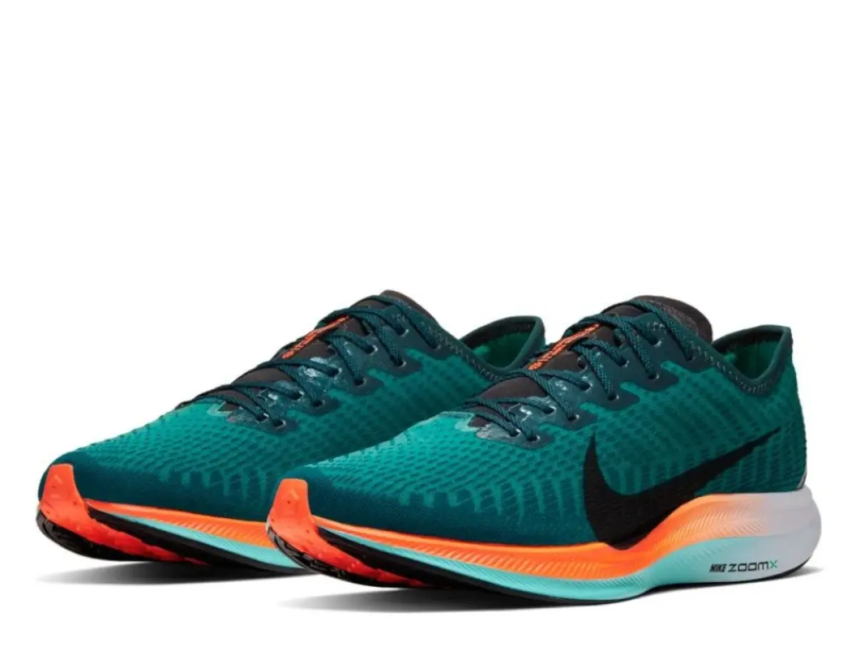 Nike Zoom Pegasus Turbo 2 Ekiden M Зелено-Оранжевые
