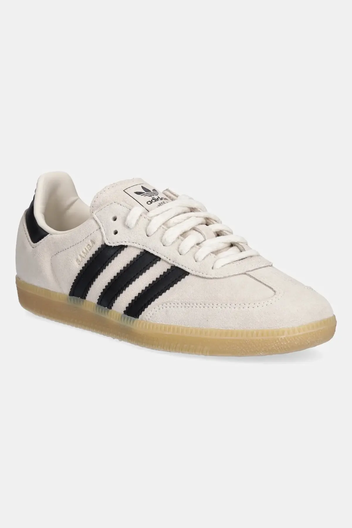Замшевые кроссовки adidas Originals Samba OG цвет бежевый