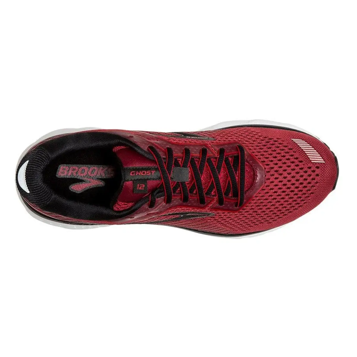 BROOKS GHOST 12 Бордовые
