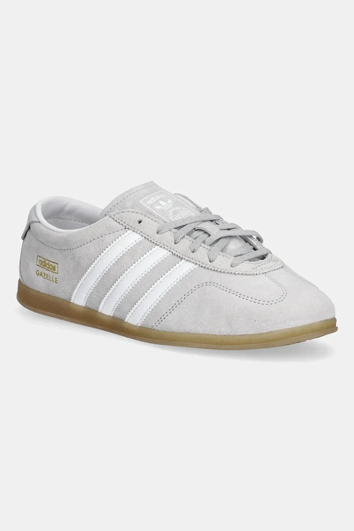Замшевые кроссовки adidas Originals Gazelle LO Pro W цвет серый