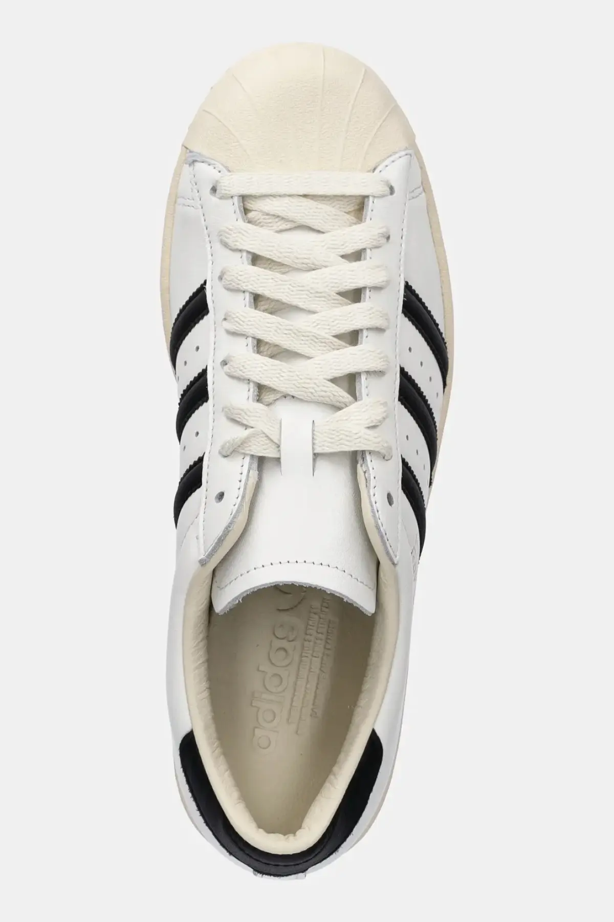 Кожаные кроссовки adidas Originals Superstar Vintage цвет белый