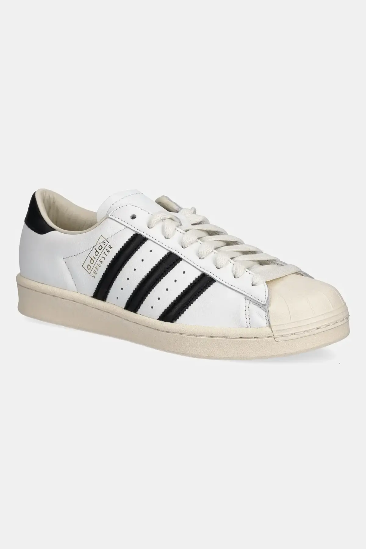 Кожаные кроссовки adidas Originals Superstar Vintage цвет белый