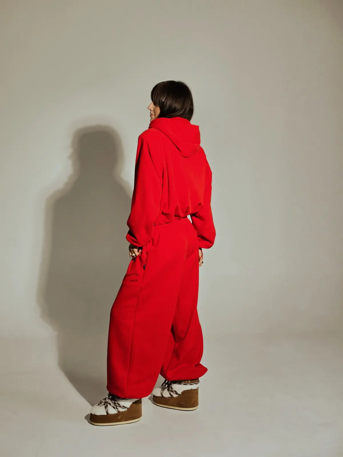 Брюки Tassha Yu S&C Paw Sweatpants Red