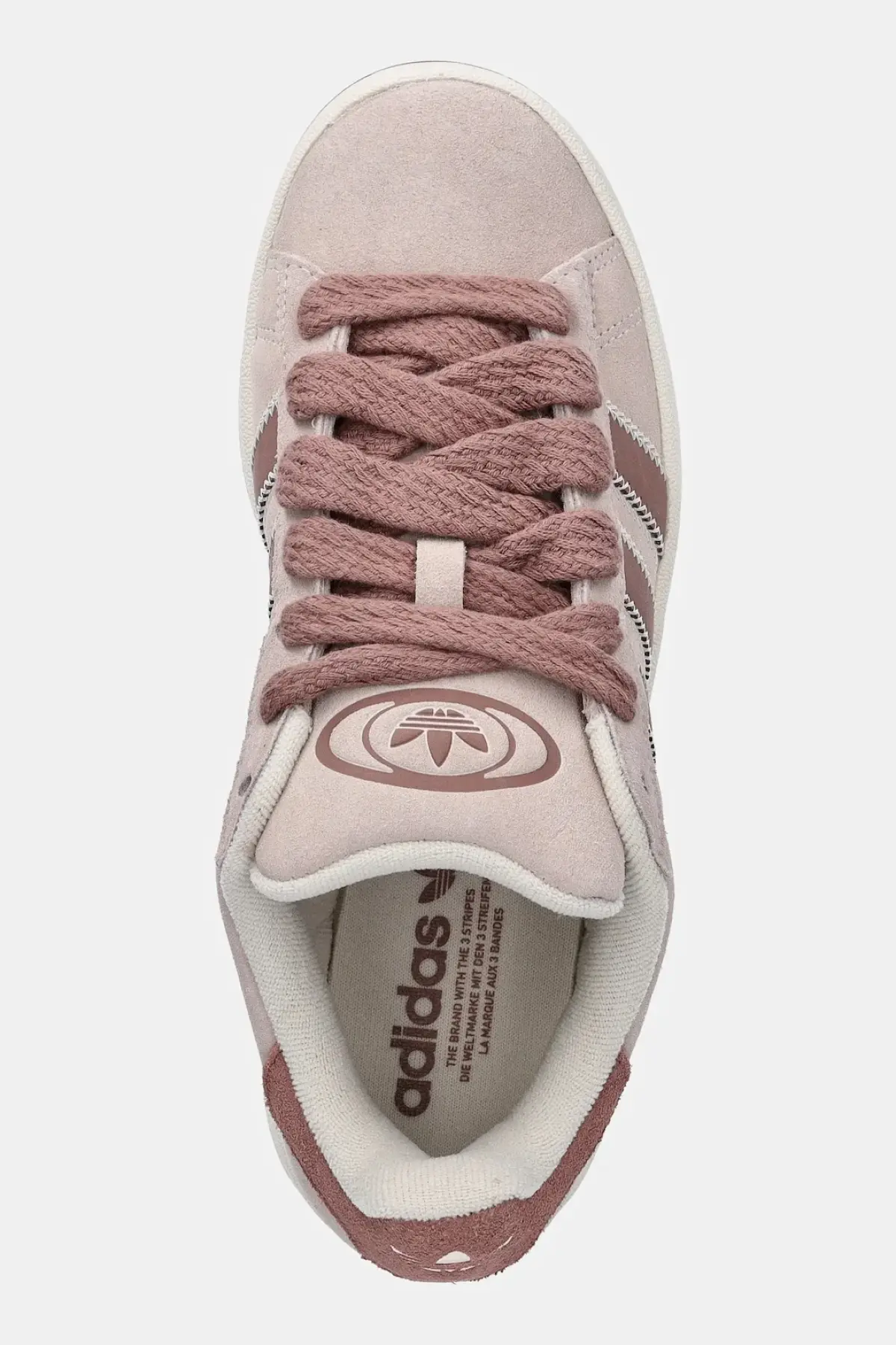 Замшевые кроссовки adidas Originals Campus 00S W цвет розовый