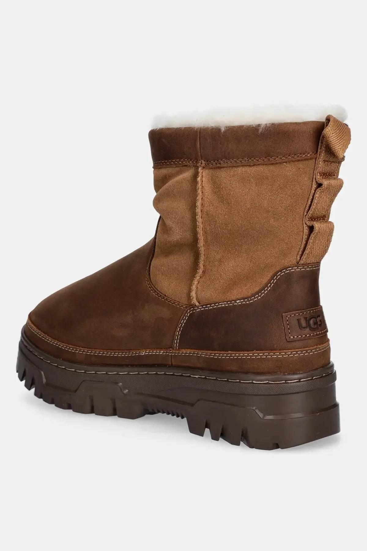 Замшевые сапоги UGG Heritage Pull On Trailgazer цвет коричневый