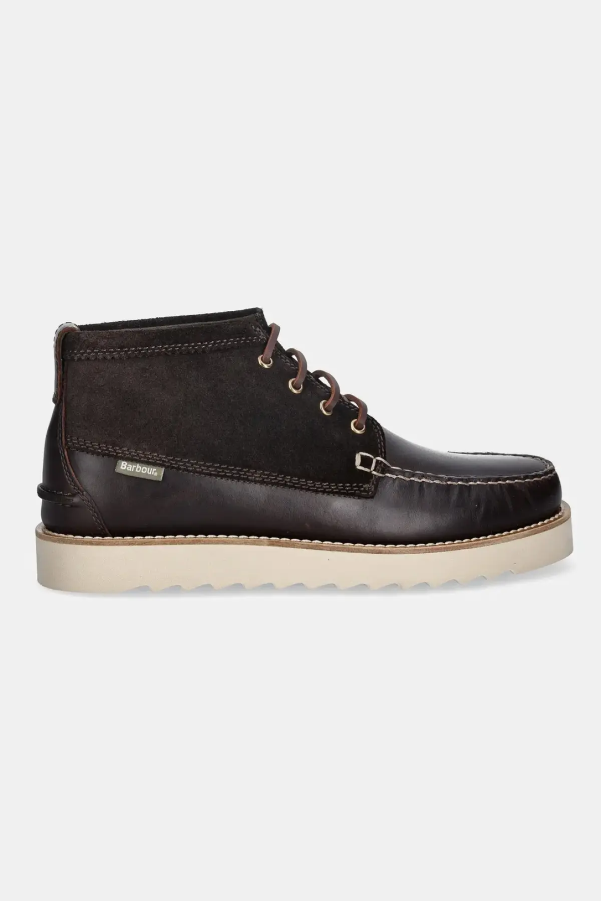 Кожаные ботинки Barbour Hadston цвет коричневый