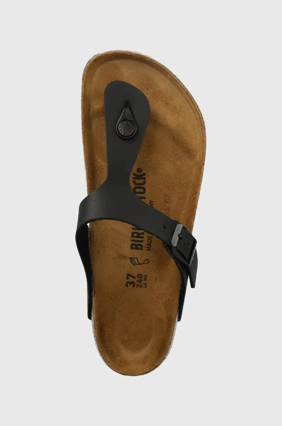 Вьетнамки Birkenstock Gizeh цвет чёрный