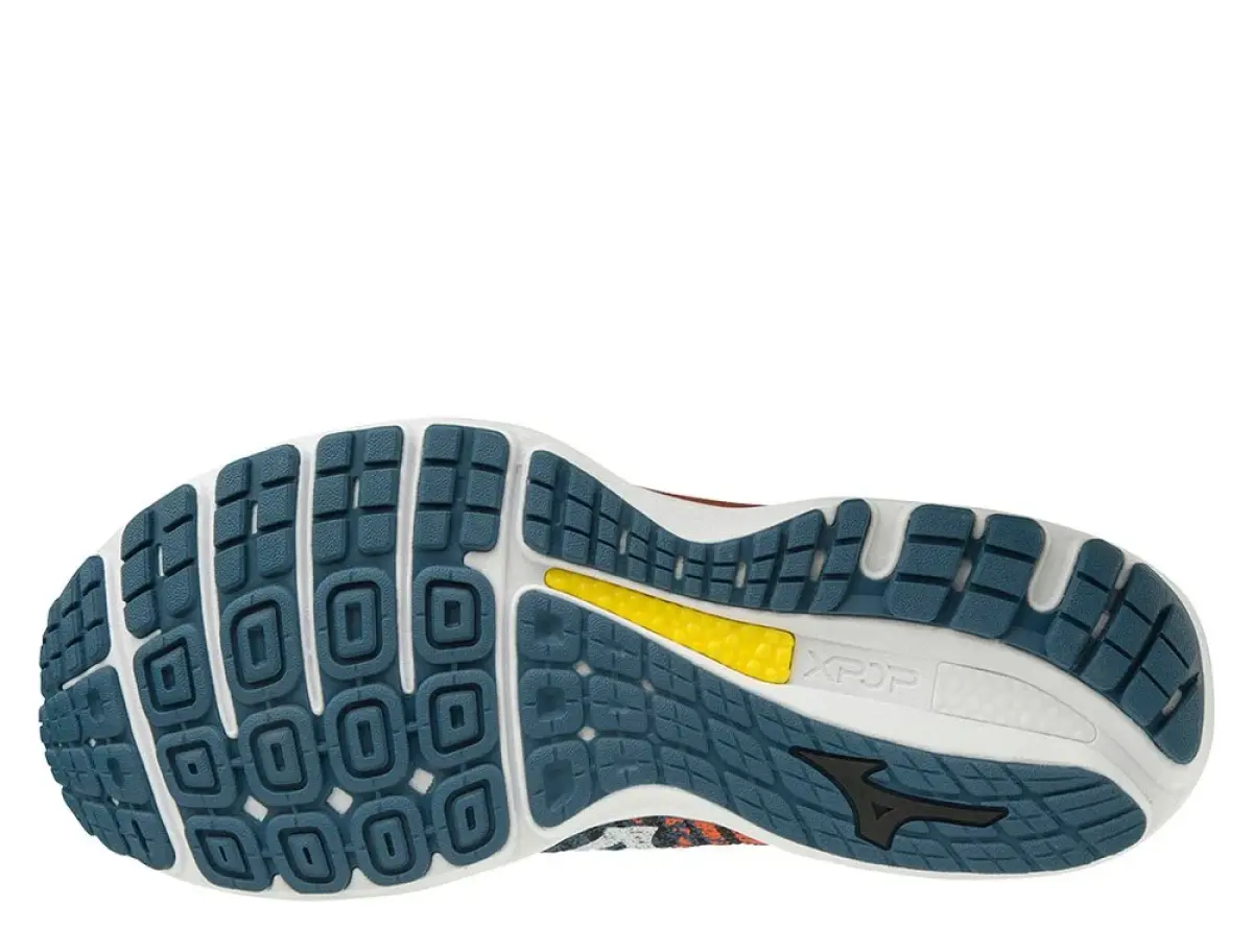 Mizuno Wave Sky Waveknit 3 M Сине-Оранжевые