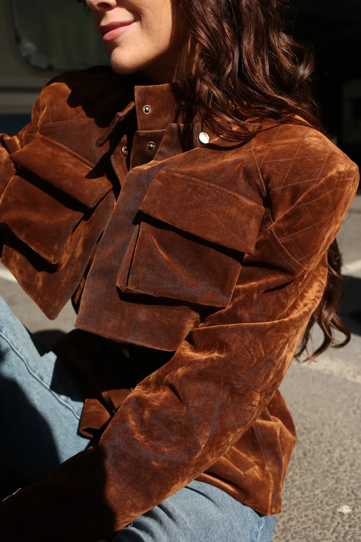 Жакет Tassha Yu Shortcut Jacket Wet Wood