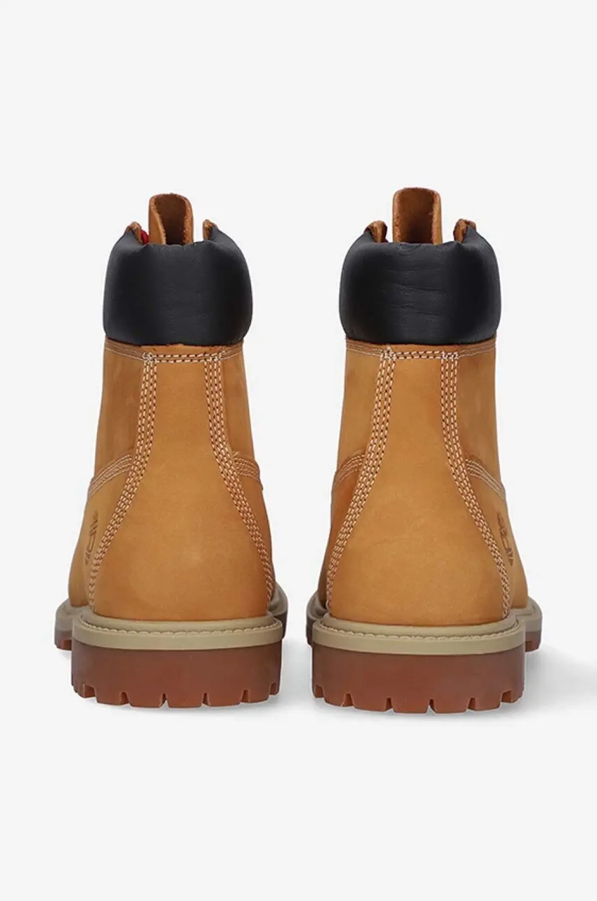 Замшевые ботинки Timberland Heritage 6 In Waterproof цвет коричневый на плоском ходу A2G4R-BROWN