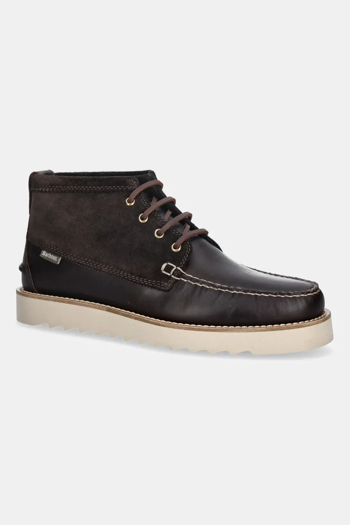 Кожаные ботинки Barbour Hadston цвет коричневый