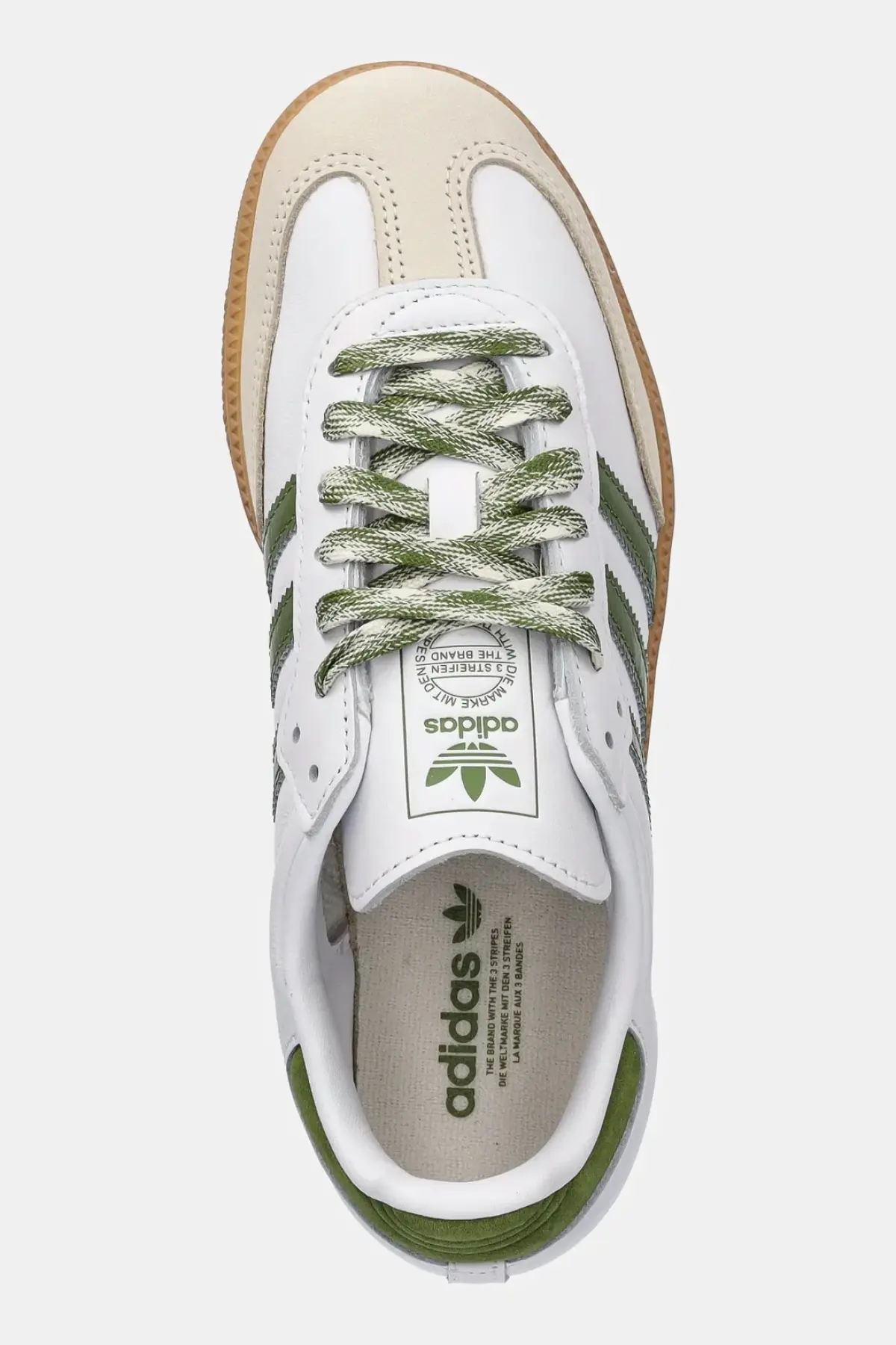 Кожаные кроссовки adidas Originals Samba Og W цвет белый