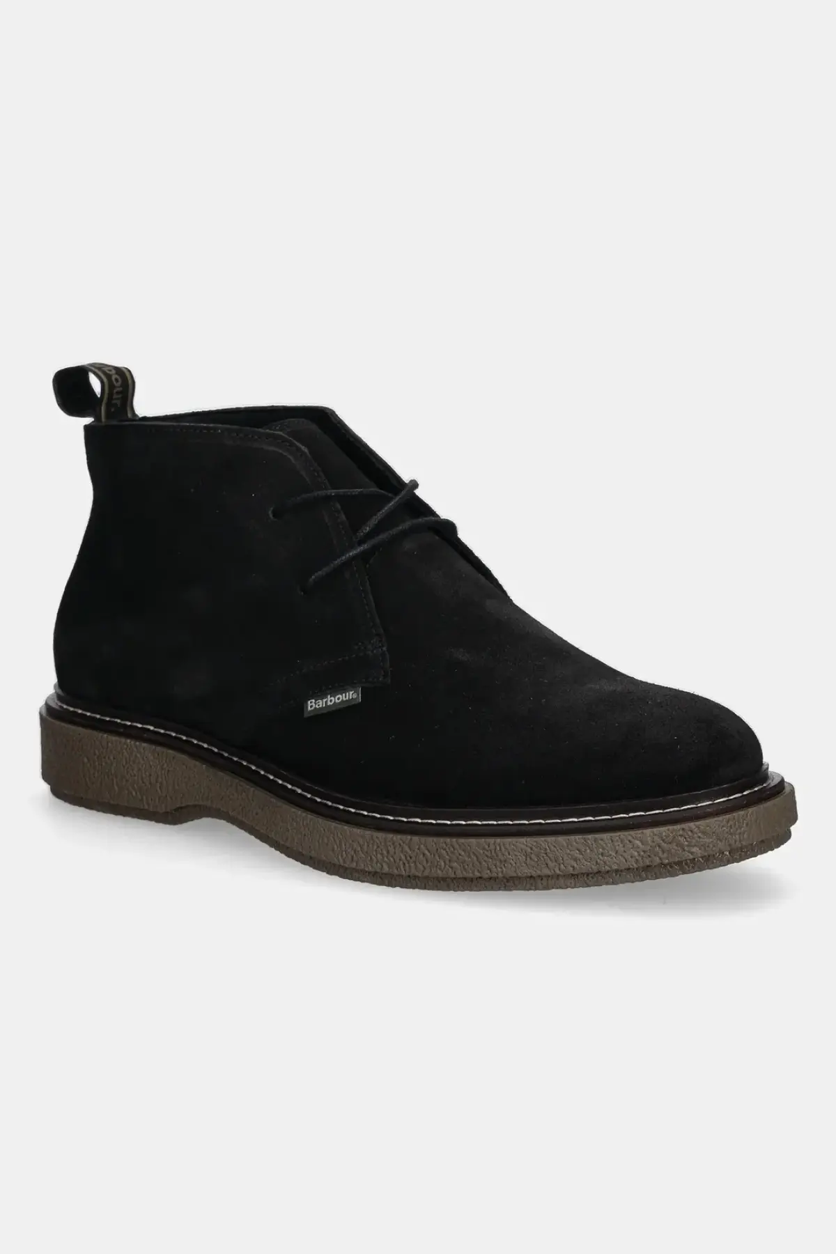 Замшевые кроссовки Barbour Blaine цвет чёрный