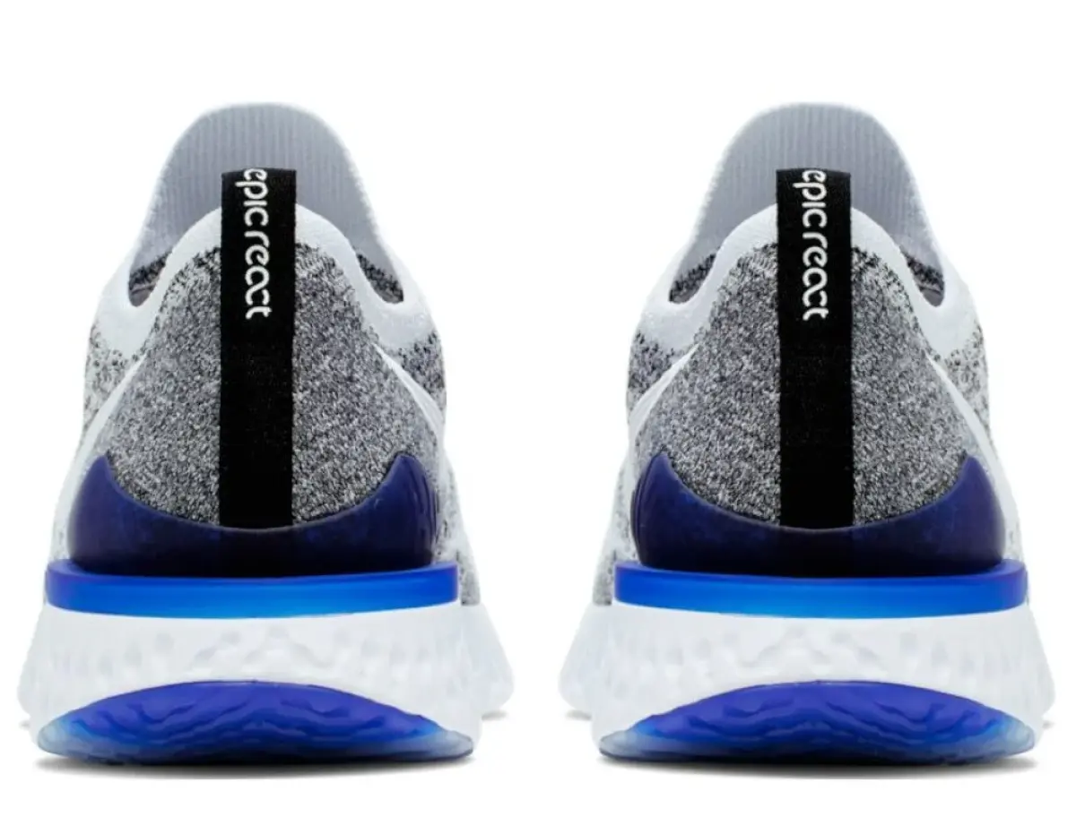 Nike Epic React Flyknit 2 M Бело-Черные