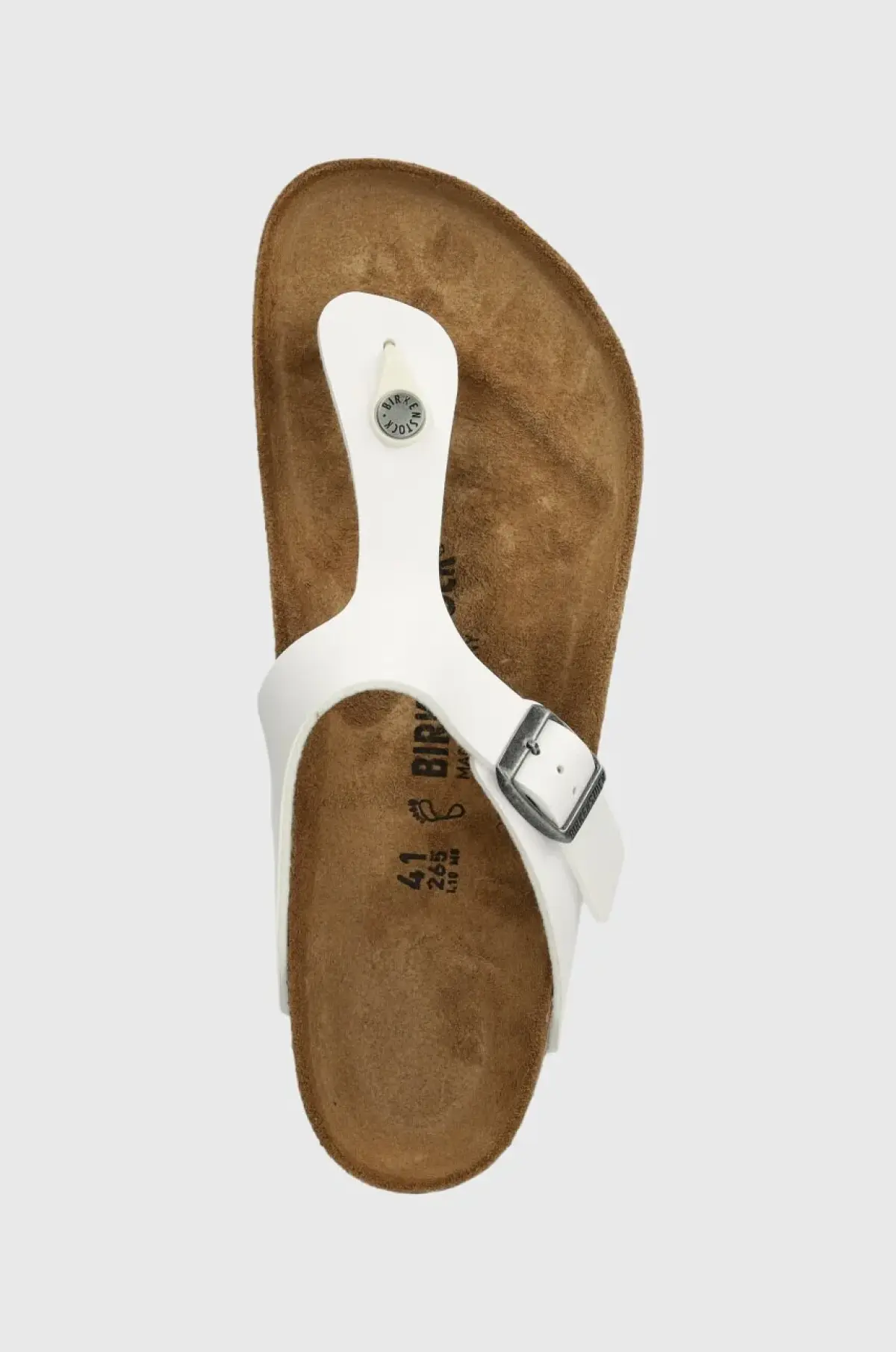 Вьетнамки Birkenstock Gizeh цвет белый