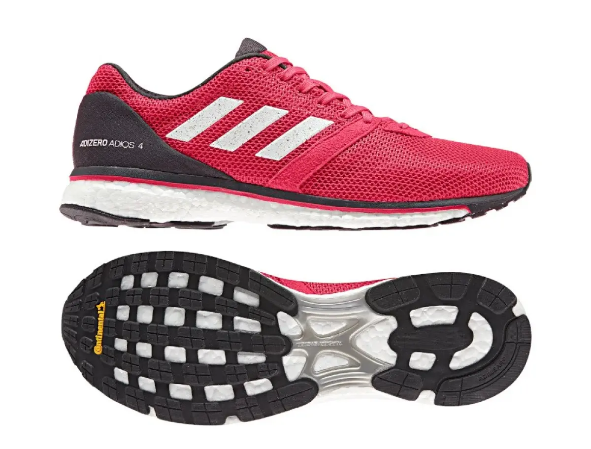 adidas Adizero Adios 4 M Черно-Малиновые