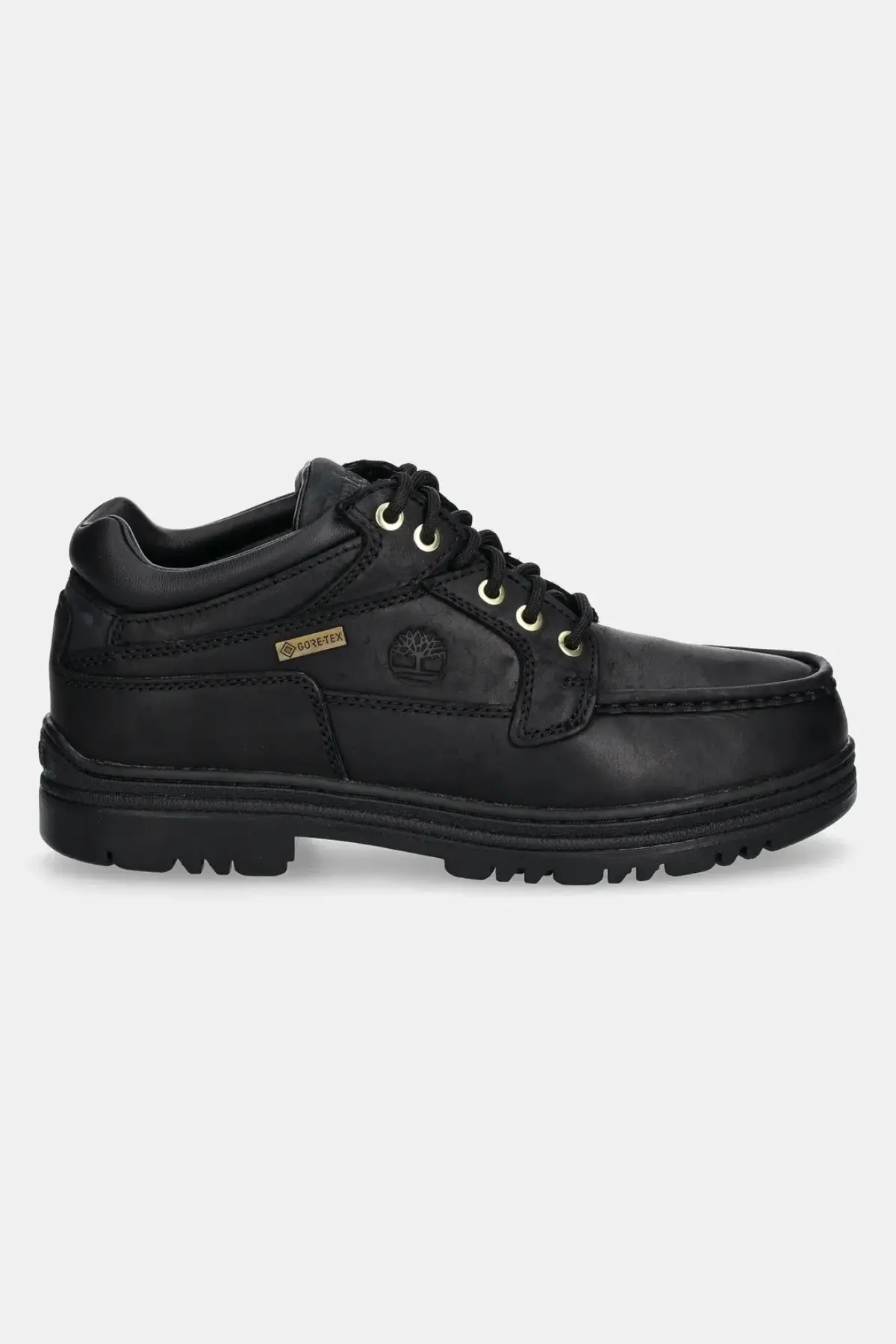 Кожаные ботинки Timberland Heritage MID Lace Gore-Tex мужские цвет чёрный