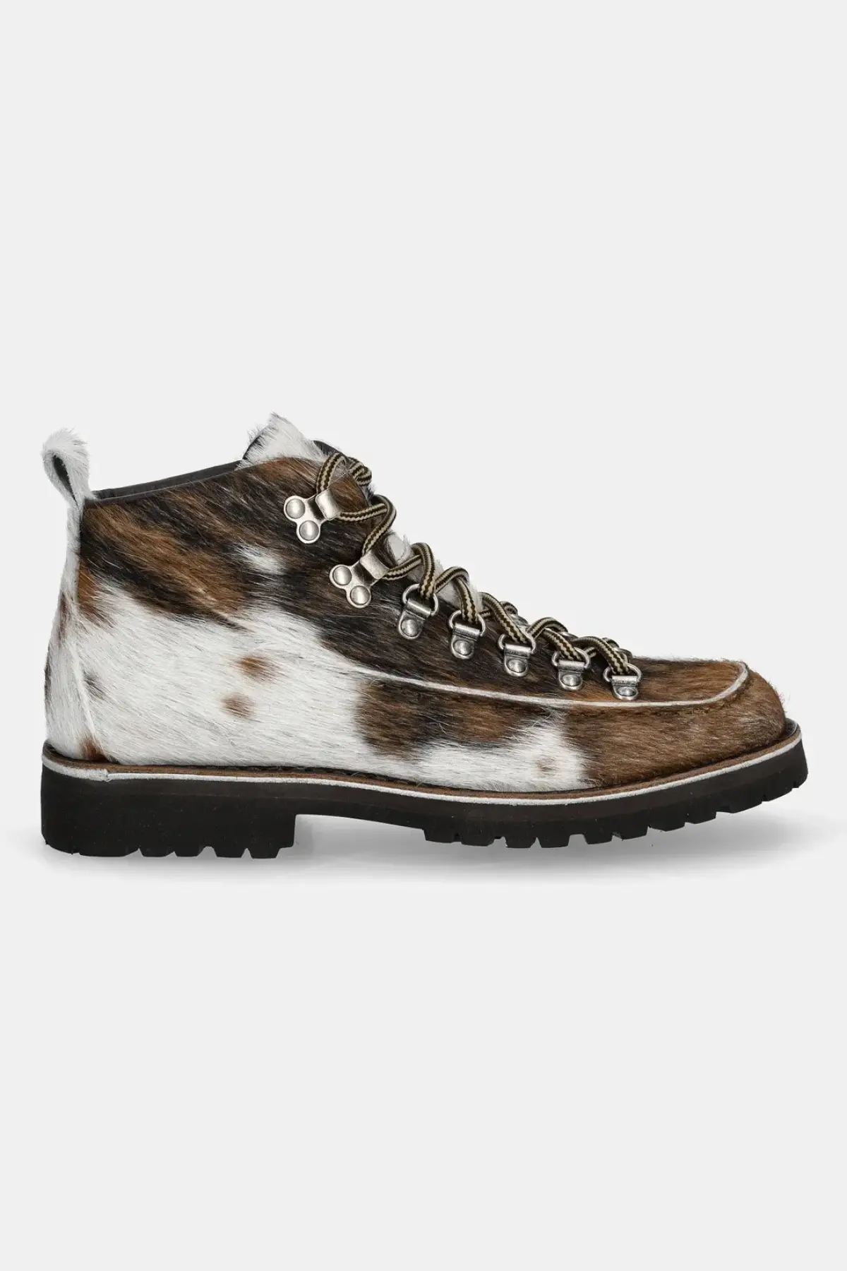 Кожаные полусапоги Fracap Magnifico M60 цвет коричневый на плоском ходу MAGNIFICO.M60.MUCCA