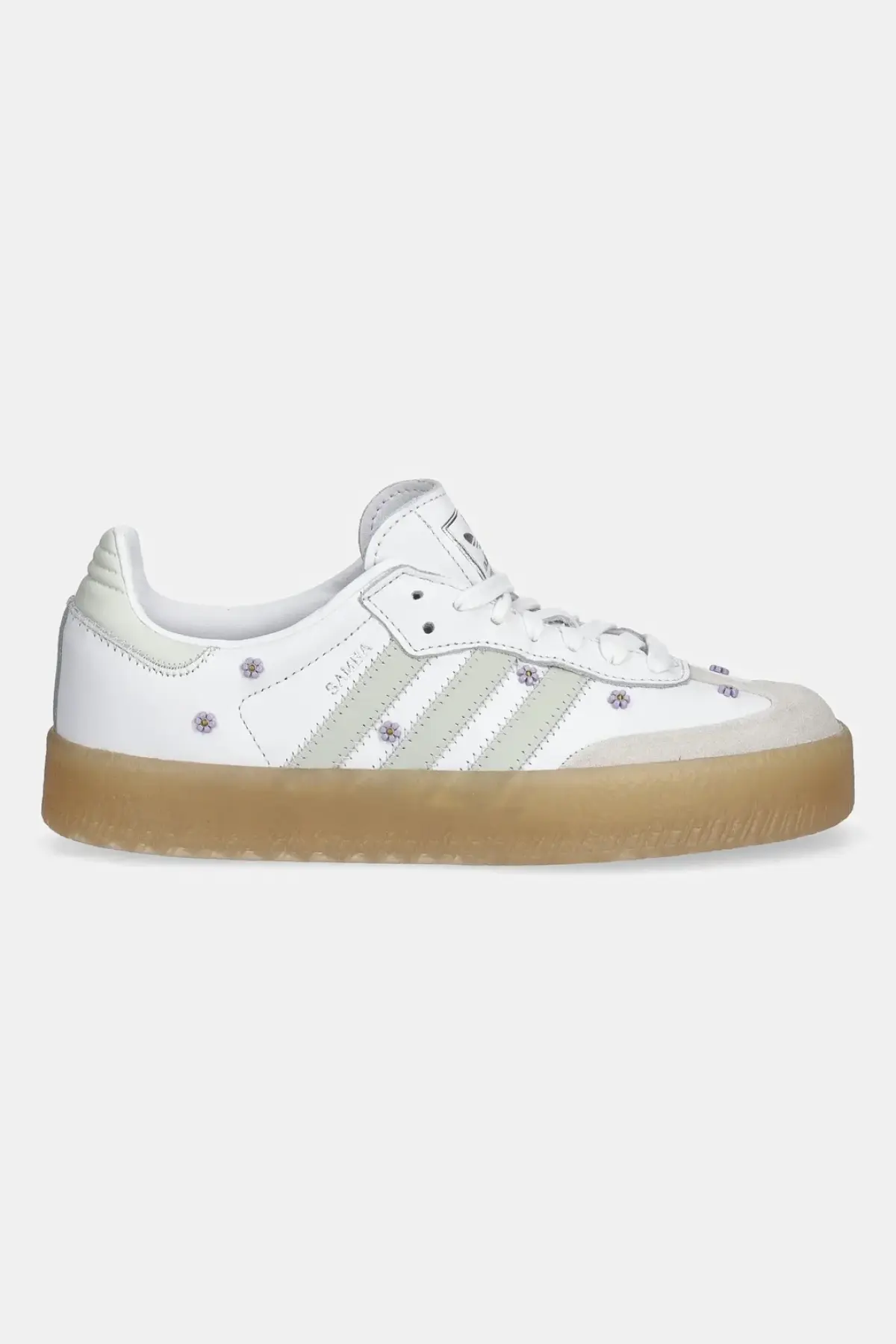 Кожаные кроссовки adidas Originals Sambae W цвет белый