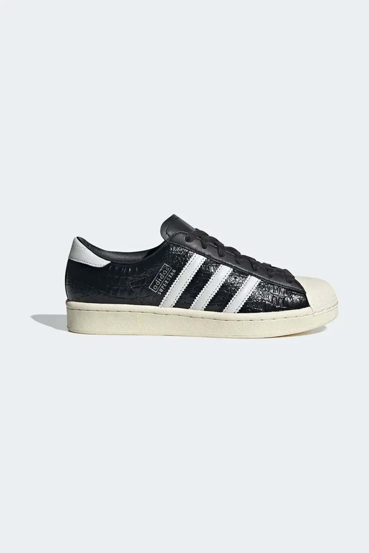 Кожаные кроссовки adidas Originals Superstar Vintage W женские цвет чёрный