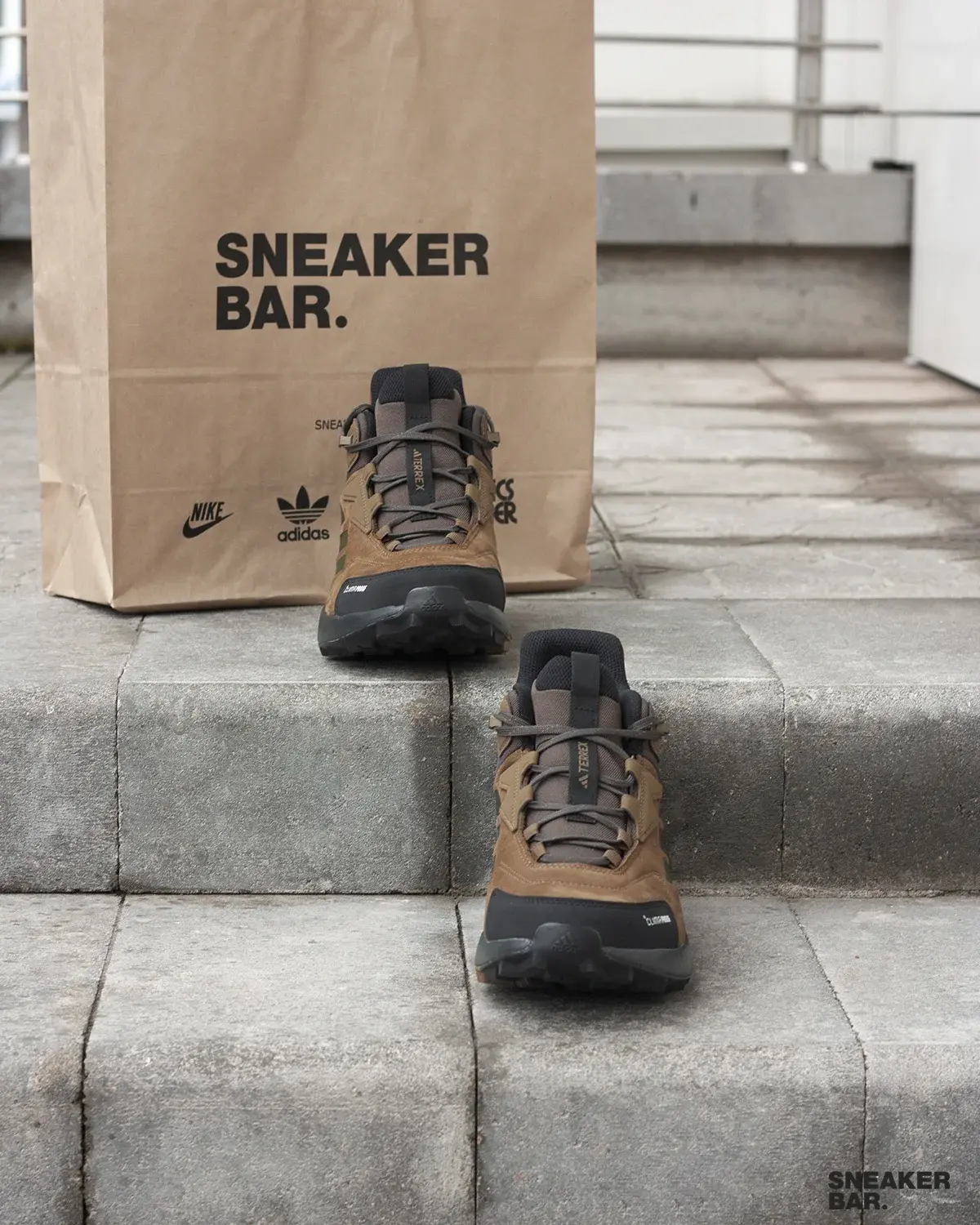 Ботинки Adidas TERREX ANYLANDER LEATHER MID CLIMAPROOF HIKING