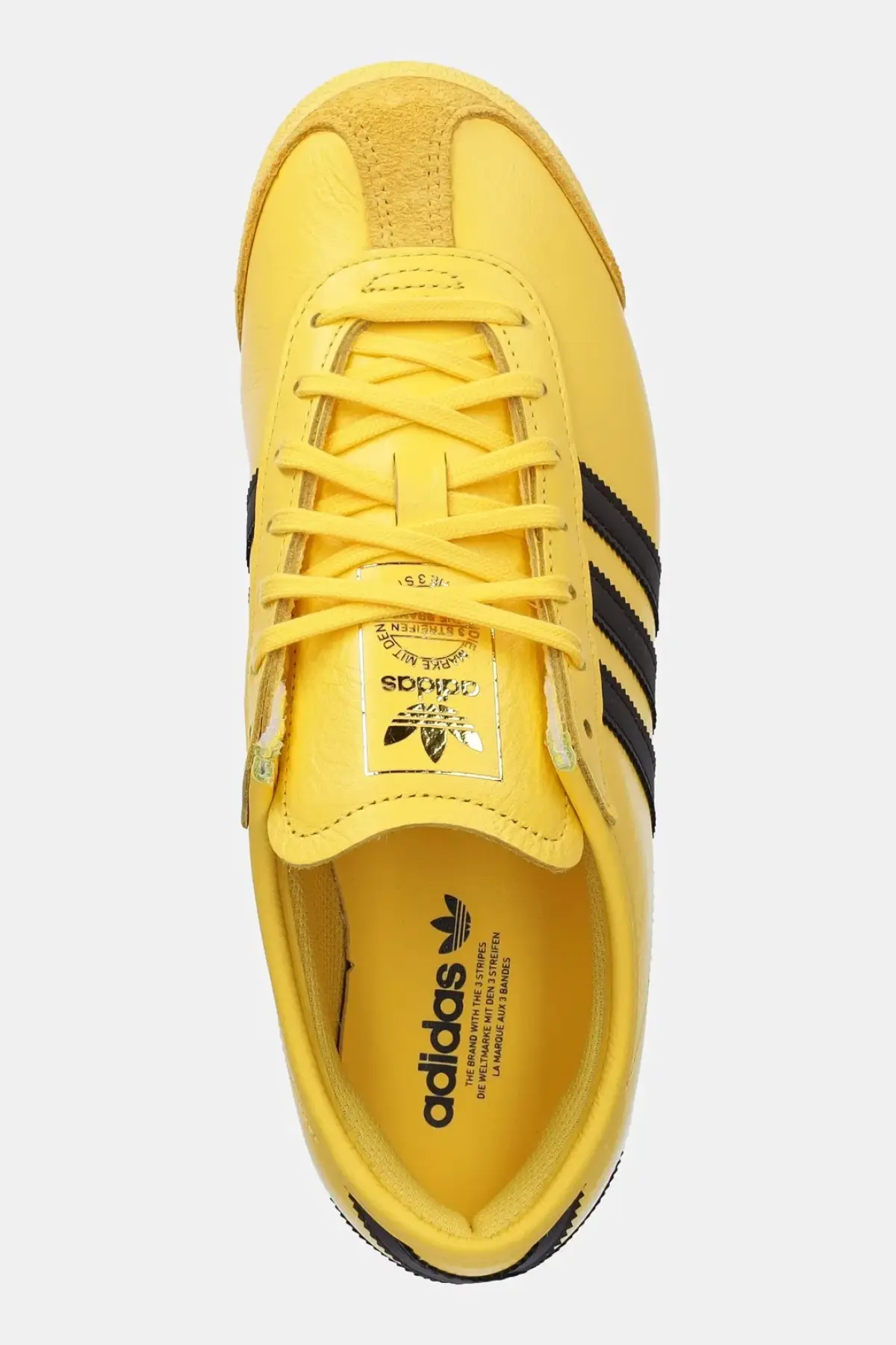 Кожаные кроссовки adidas Originals Italia 70S W цвет жёлтый