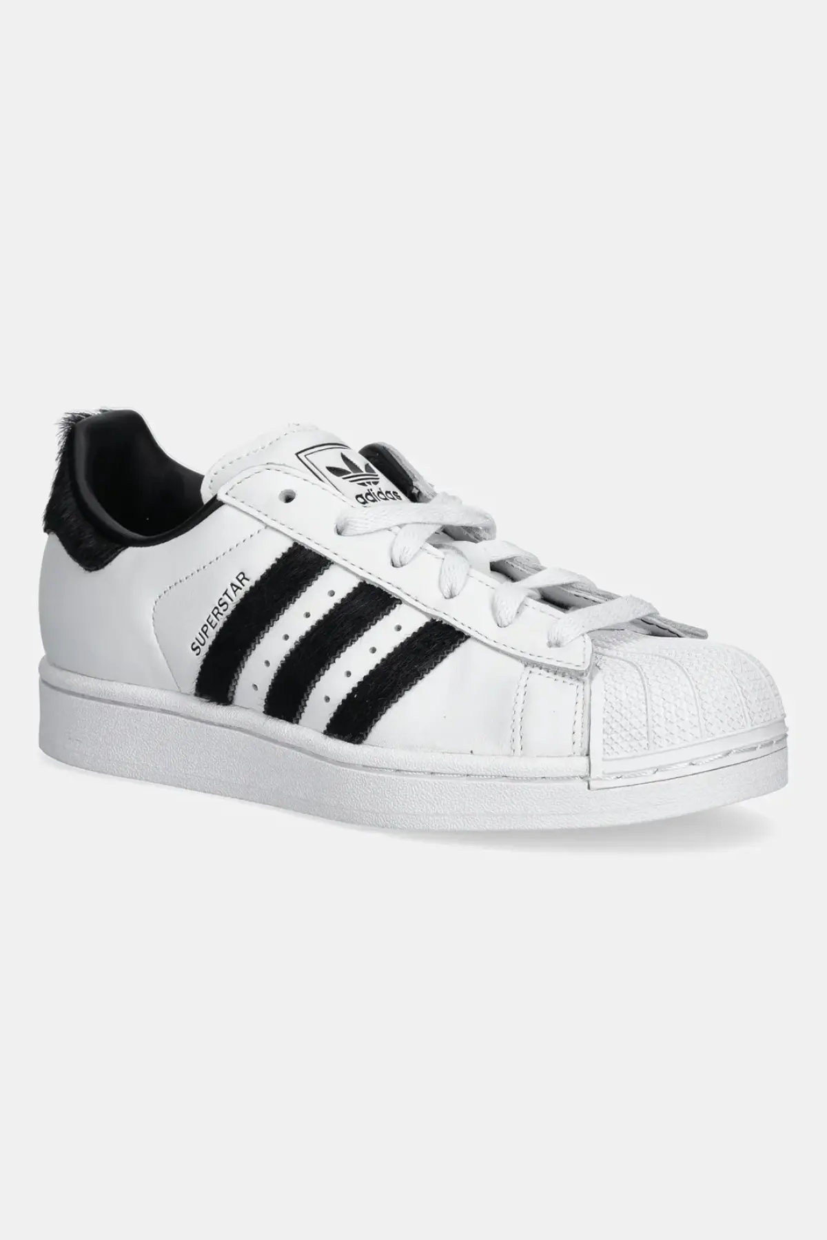 Кожаные кроссовки adidas Originals Superstar II W цвет белый