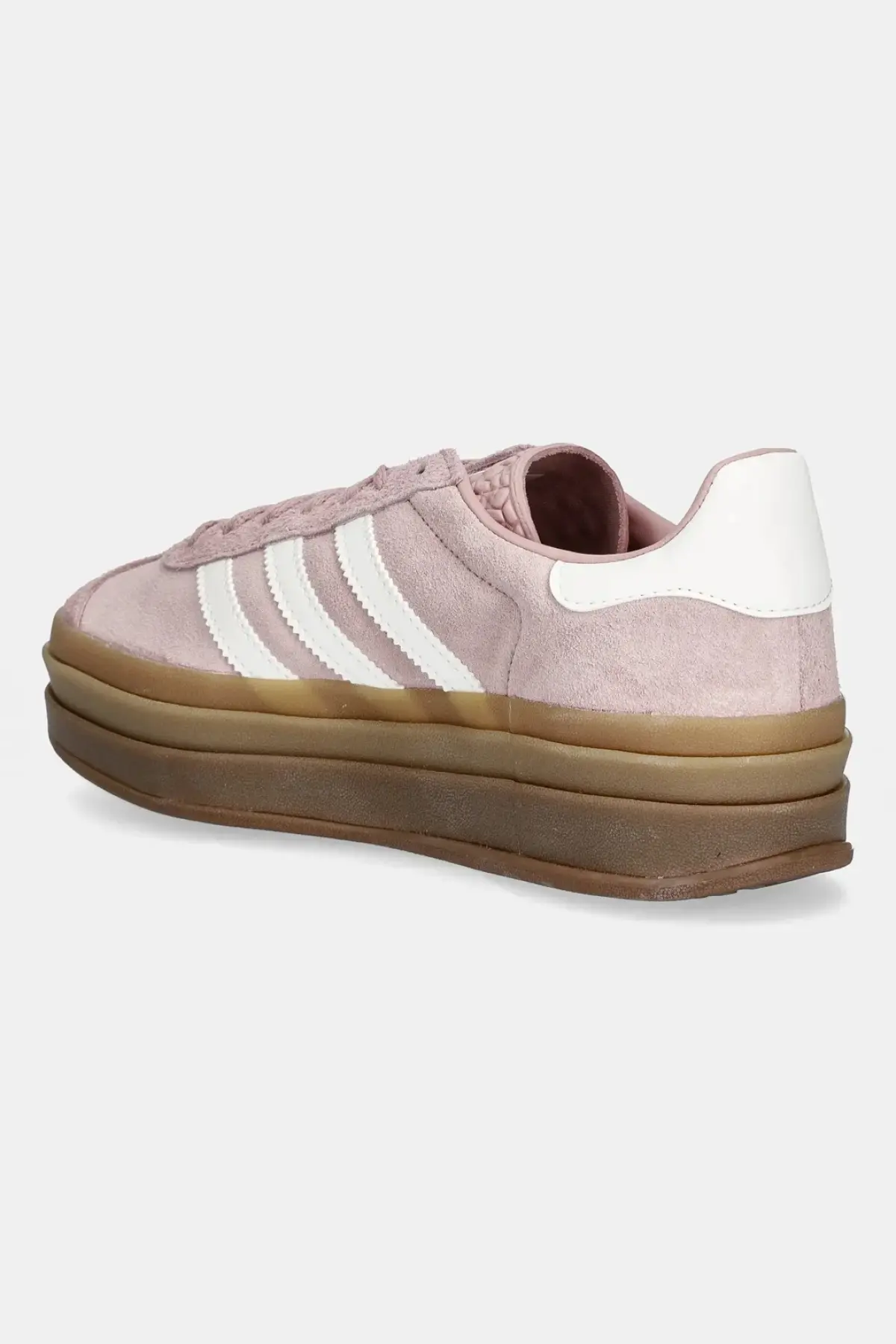 Замшевые кроссовки adidas Originals Gazelle Bold W цвет розовый
