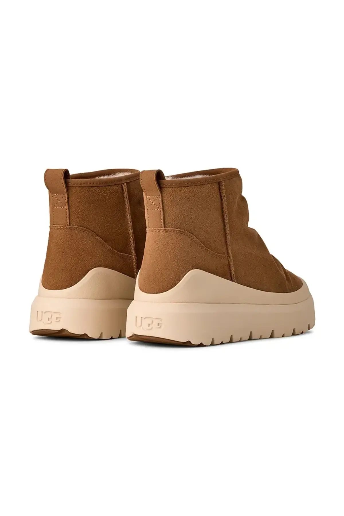 Замшевые сапоги UGG Heritage Utility Mini цвет коричневый 1173811.CWTC