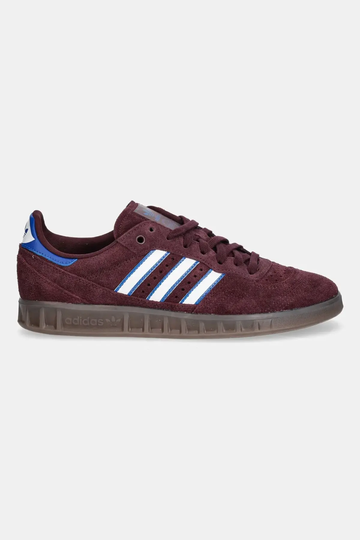 Замшевые кроссовки adidas Originals Handball Top RM цвет бордовый