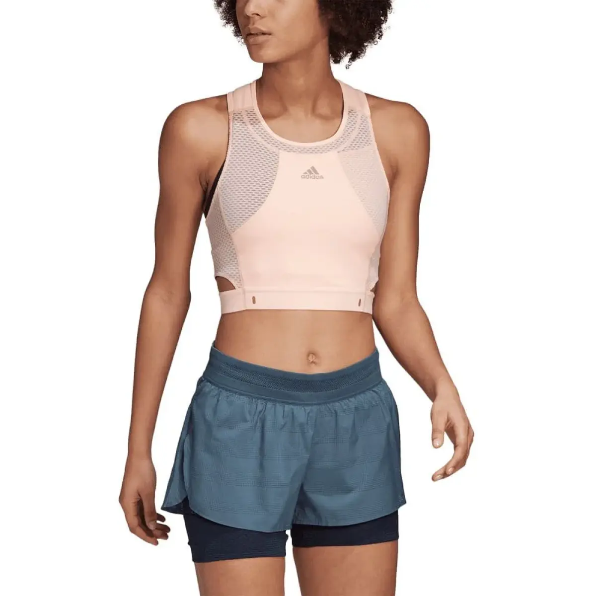adidas HEAT.RDY Tank Top W Pudrowa