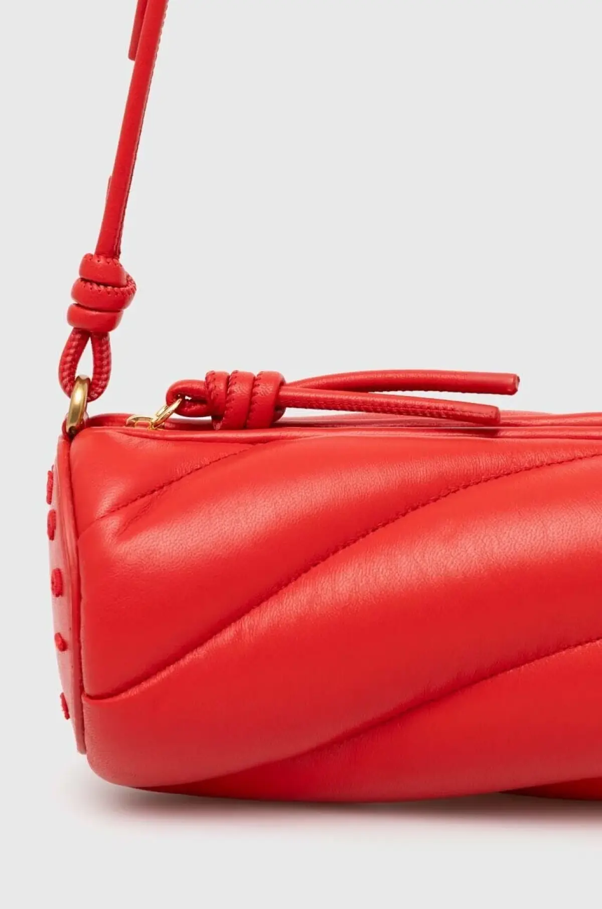 Кожаная сумочка Fiorucci Mini Mella цвет красный