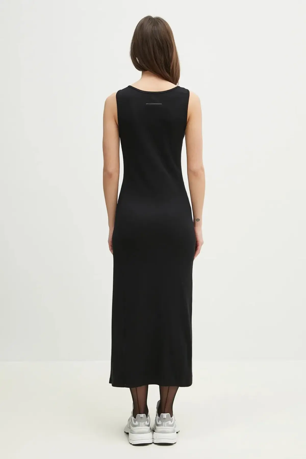 Платье MM6 Maison Margiela цвет чёрный maxi облегающее