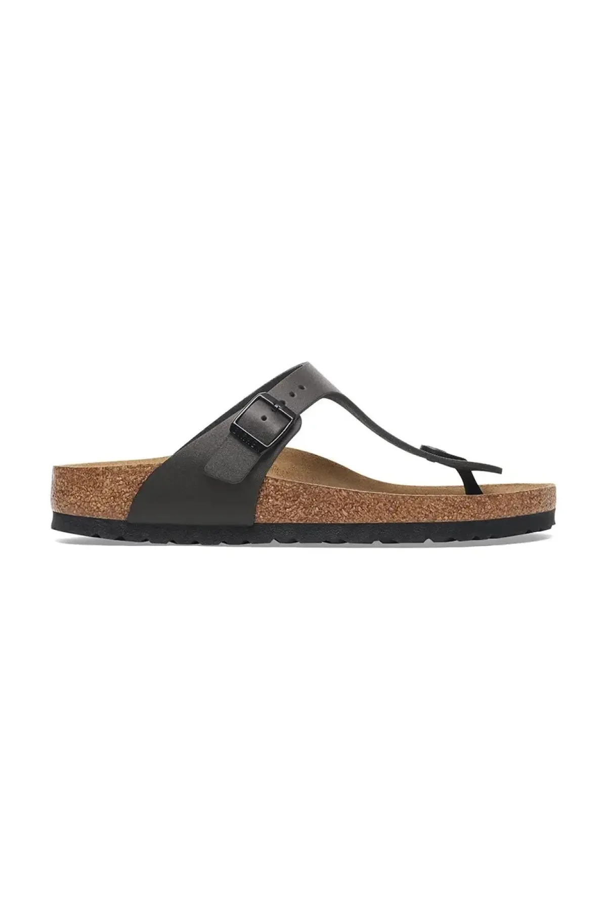 Кожаные вьетнамки Birkenstock Gizeh NL цвет чёрный