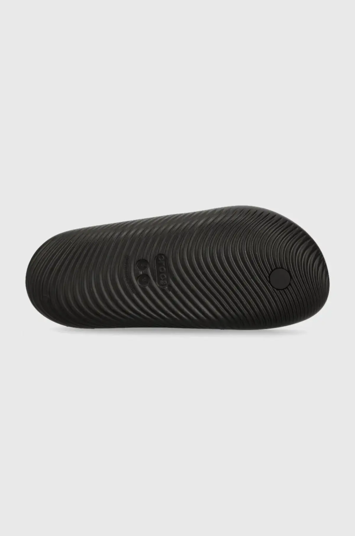 Вьетнамки Crocs Mellow Slide женские цвет чёрный на плоском ходу 208437