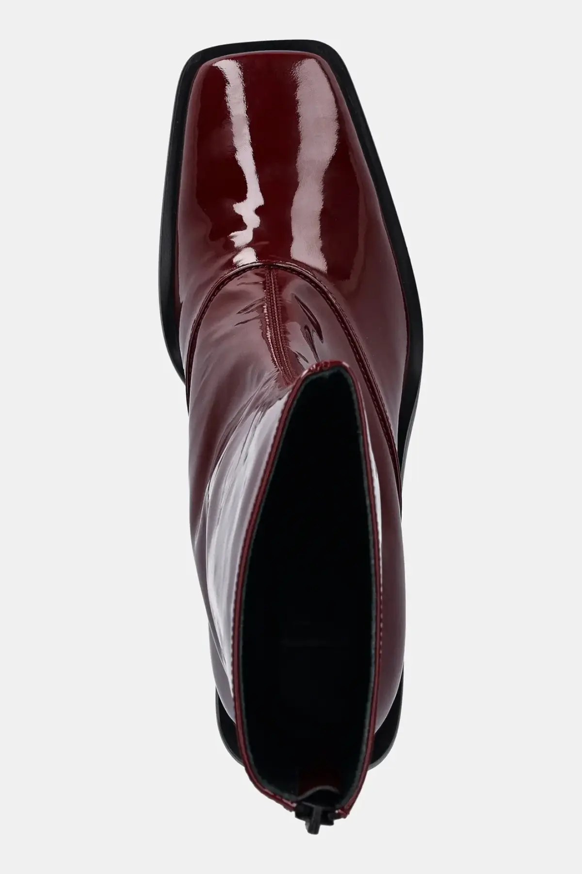 Кожаные полусапожки Kenzo Kimi Ankle Boots цвет бордовый каблук кирпичик FF62BT120L69.22