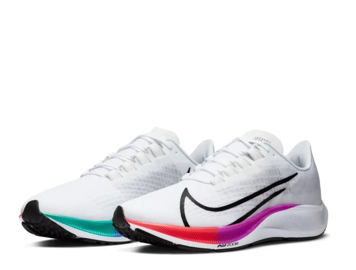 Nike Air Zoom Pegasus 37 M Белые-Multikolor