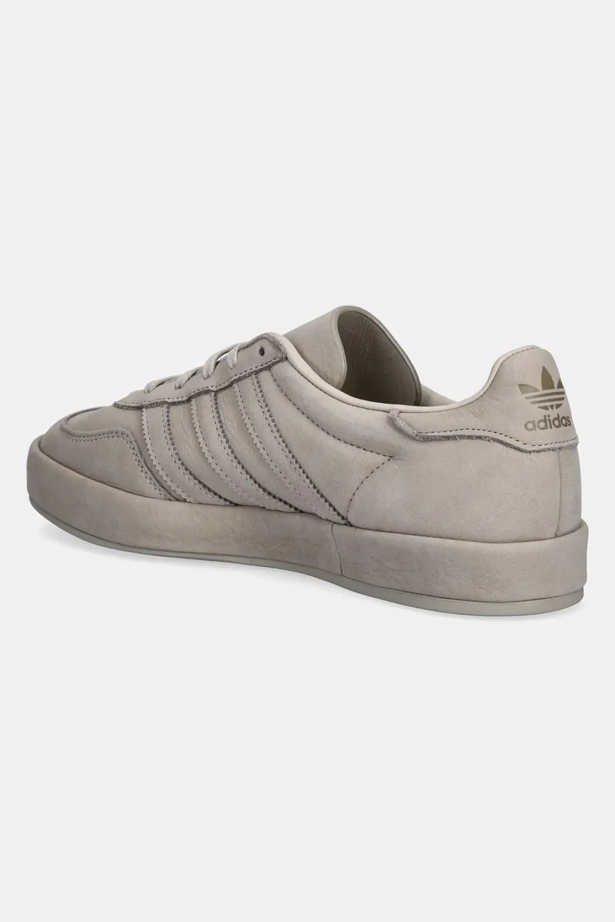 Кожаные кроссовки adidas Originals Gazelle Indoor Lux цвет серый