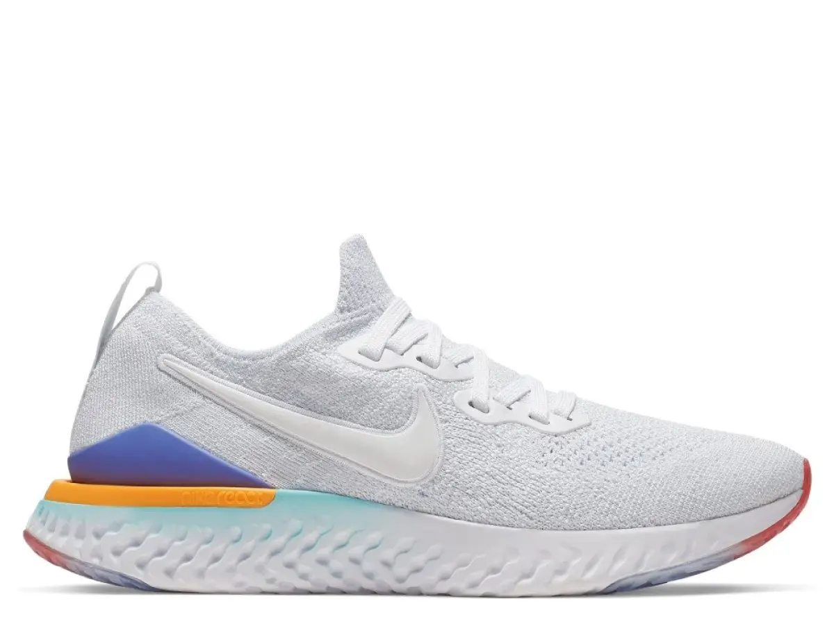 Nike Epic React Flyknit 2 W Multikolor-Белые