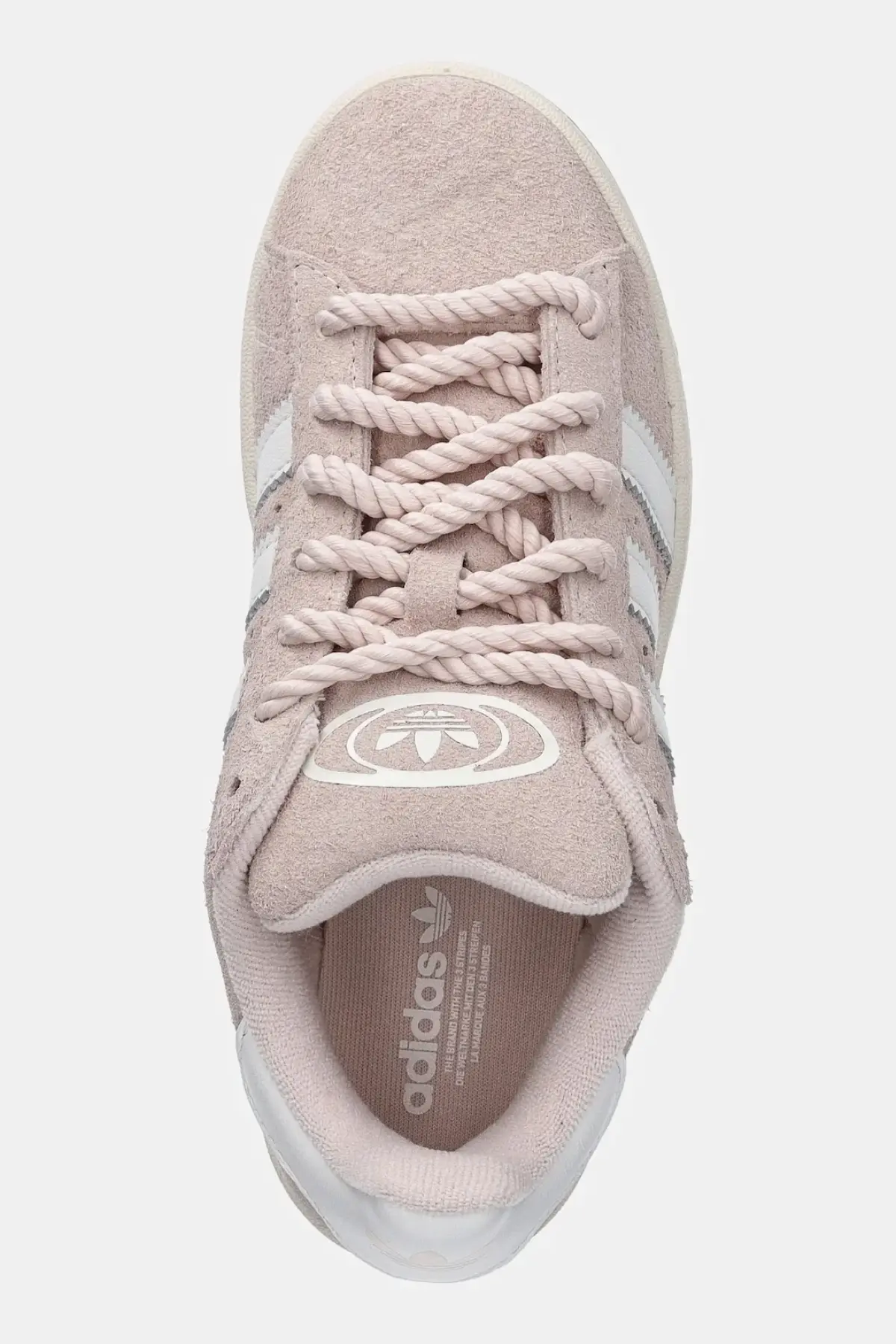 Замшевые кроссовки adidas Originals Campus 00S W цвет розовый