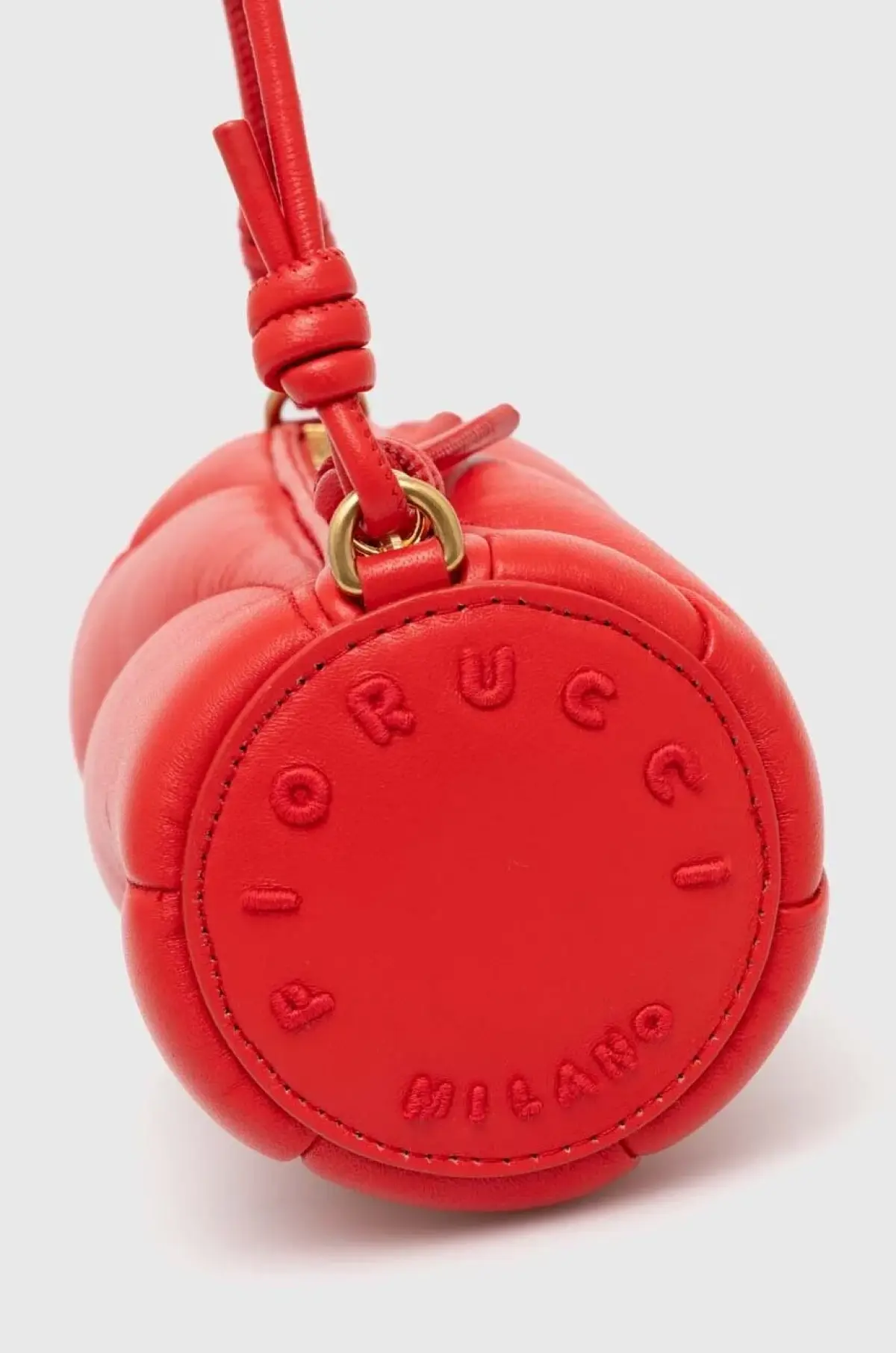 Кожаная сумочка Fiorucci Mini Mella цвет красный