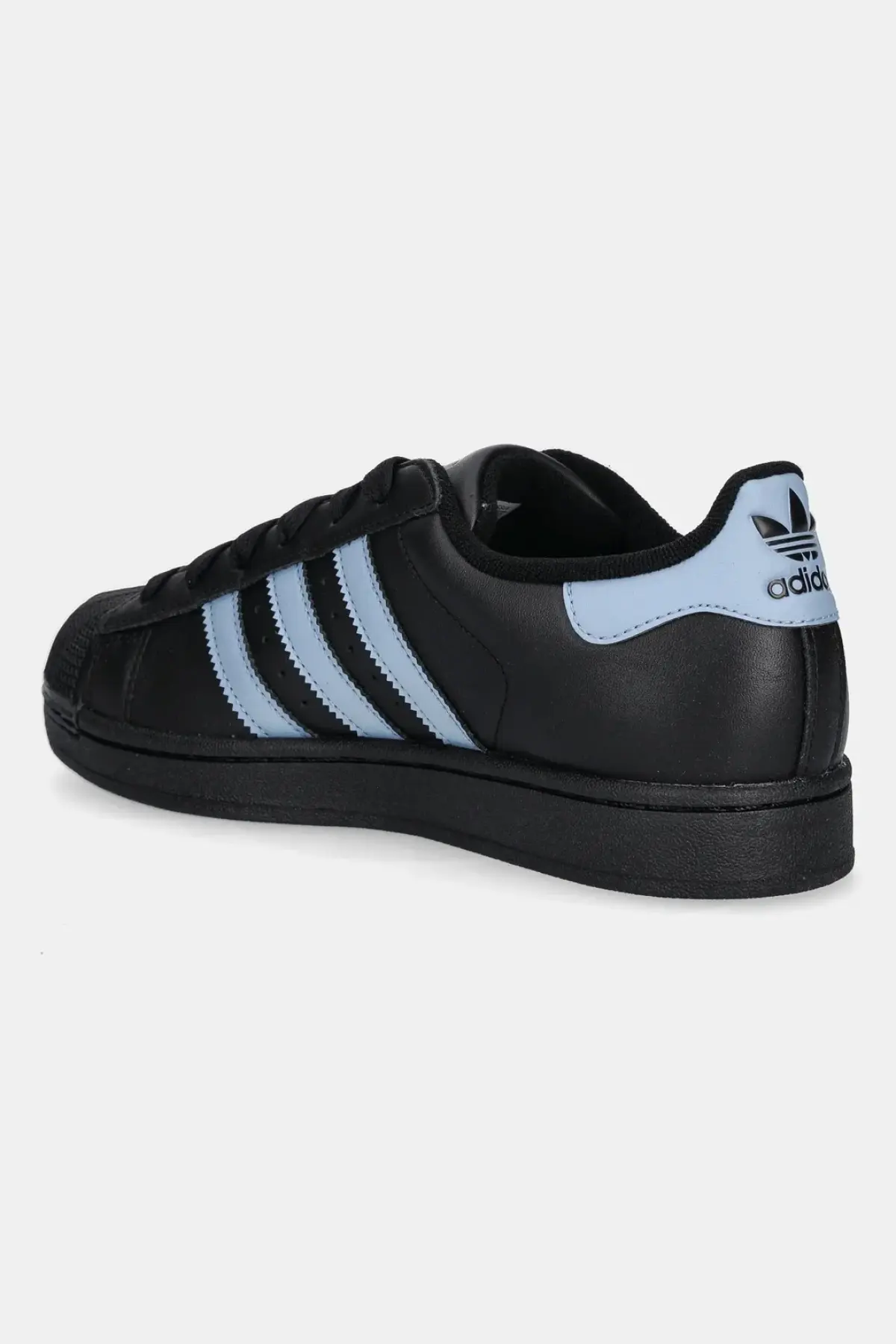Кожаные кроссовки adidas Originals Superstar II W цвет чёрный