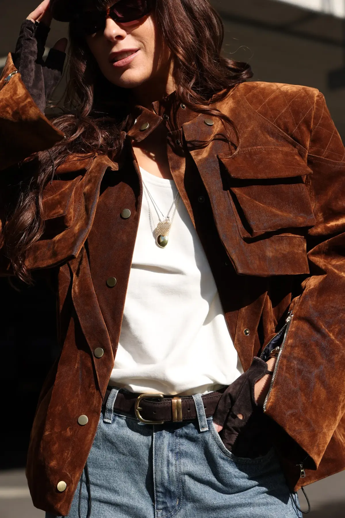 Жакет Tassha Yu Shortcut Jacket Wet Wood