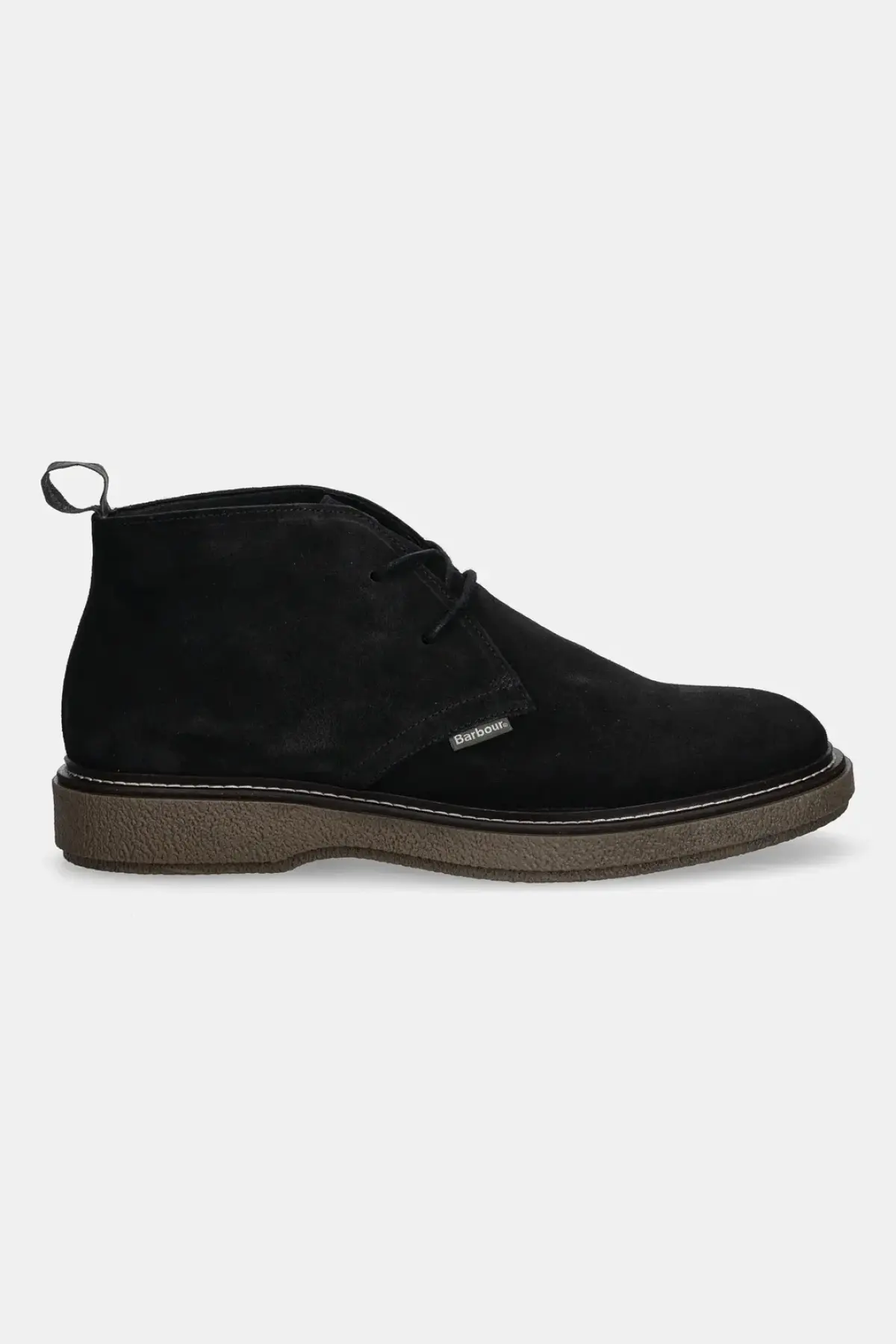 Замшевые кроссовки Barbour Blaine цвет чёрный